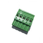 Тангаж ПА66 Конннектор 5,08 терминальных блоков зеленого цвета без олова РОХС уха штейнового