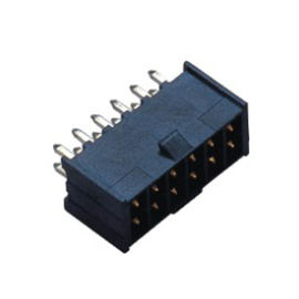 WCON 2,54 mm провода тангажа к латуни черноты двойной строки прямой LCP вафли соединителя доски