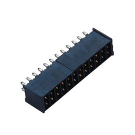 WCON 2,54 mm провода тангажа к латуни черноты двойной строки прямой LCP вафли соединителя доски