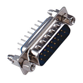 Тип латунная 3.0AMP настоящая оценка ROHS разъем-вилки PBT Pin строки 9 D- WCON 180°DIP ПОД двойной