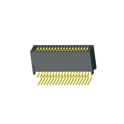 Лудить черноты пальца PBT золота соединителя компьютера СЛОТА WCON WCON 2.54mm прямой/прямоугольный